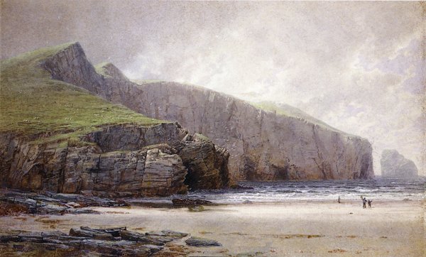 Fisherman on the Shore, Trebarwith Strand, Cornwall