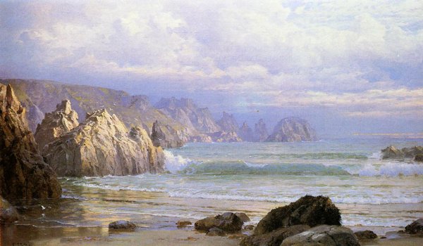 Seascape Along the Cliffs Date unknown