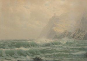 Sea, Rock, And Mist